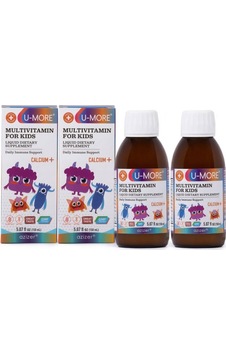 2'li Gelişim Paketi - Çocuklar İçin Multivitamin & Kalsiyum Şurubu 150 Ml X2 - Çinko Ve C Vitaminli 2'li Gelişim Paketi - Çocuklar İçin Multivitamin & Kalsiyum Şurubu 150 Ml X2 - Çinko Ve C Vitaminli