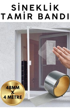 48mm X 2 Metre 2 Adet Fiber Tül Yaması -gri Yapışkanlı Sineklik Tamir Bandı Delik Kapatıcı Sinek Kovucu Tül Tamir Yapışkanı 48mm X 2 Metre 2 Adet Fiber Tül Yaması -gri Yapışkanlı Sineklik Tamir Bandı Delik Kapatıcı Sinek Kovucu Tül Tamir Yapışkanı