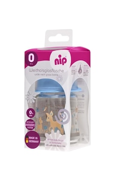 Nip Wide Neck Bottle 120 ML Antikolik Cam Biberon Erkek Nip Wide Neck Bottle 120 ML Antikolik Cam Biberon Erkek