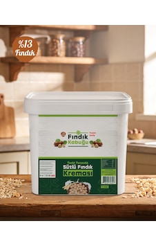 Fındık Kabuğu %5 Fındık Parçacıklı Fındıklı Sütlü Krema 5 Kg Fındık Kabuğu %5 Fındık Parçacıklı Fındıklı Sütlü Krema 5 Kg