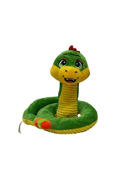 35 Cm Sevimli Pelüş Yılan Oyuncak 3152 Çok Renkli