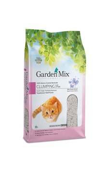 Garden Mix Bebek Pudralı Kalın Taneli Topaklaşan Bentonit Kedi Kumu 10 L Garden Mix Bebek Pudralı Kalın Taneli Topaklaşan Bentonit Kedi Kumu 10 L