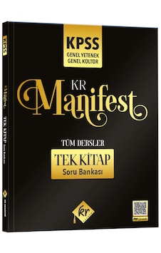 KPSS Genel Yetenek Genel Kültür Manifest Tüm Dersler Tek Kitap Soru Bankası KR Akademi Yayınları KPSS Genel Yetenek Genel Kültür Manifest Tüm Dersler Tek Kitap Soru Bankası KR Akademi Yayınları