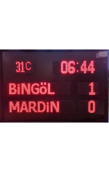 Futbol Skorbord Kasa Ölçüsü 160cm X 80cm Futbol Skorbord Kasa Ölçüsü 160cm X 80cm