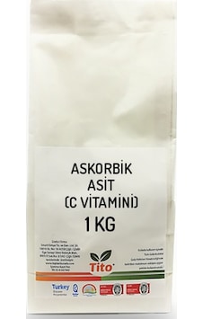 Tito Askorbik Asit C Vitamini E300 1 KG Tito Askorbik Asit C Vitamini E300 1 KG