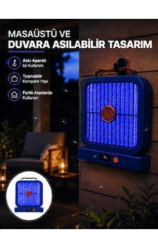 Hubrendy Tekno Taşınabilir Şarjlı Sivrisinek Öldürücü Uv Işıklı Mavi Model Hubrendy Tekno Taşınabilir Şarjlı Sivrisinek Öldürücü Uv Işıklı Mavi Model