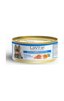 Lavital Somonlu Bal Kabaklı Ve Ada Çaylı Küçük Irk Yetişkin Köpek Konservesi 85 Gr Lavital Somonlu Bal Kabaklı Ve Ada Çaylı Küçük Irk Yetişkin Köpek Konservesi 85 Gr