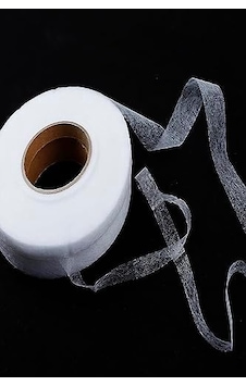 Çift Taraflı Yapışkan Tela- Amerikan Tela - Etek Paça Telası 1,5cm 50m 1 Adet Kağıtsız Tek Ebat Açık Gri Çift Taraflı Yapışkan Tela- Amerikan Tela - Etek Paça Telası 1,5cm 50m 1 Adet Kağıtsız Tek Ebat Açık Gri