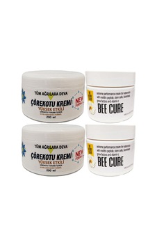 Çörek Otu Kremi White Box 2 Adet 200 Ml + 2 Adet Beecure Krem 150 Ml / Teskin Krem Seti Çörek Otu Kremi White Box 2 Adet 200 Ml + 2 Adet Beecure Krem 150 Ml / Teskin Krem Seti