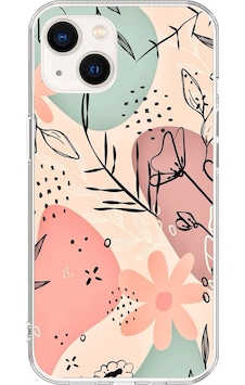 Apple Uyumlu iPhone 15 Plus Şeffaf Kılıf Çiçek Tasarımlı Apple Uyumlu iPhone 15 Plus Şeffaf Kılıf Çiçek Tasarımlı