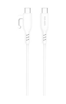Ven-dens Vd-dc16cc 60 W Pd Type-c To Type-c Hızlı Şarj Ve Veri Kablosu, 1 Metre, Beyaz