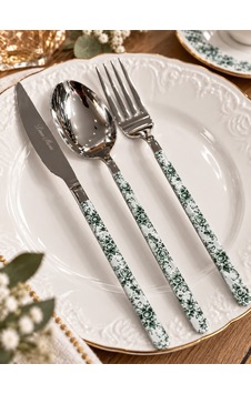 18 Parça Floral Green Desen Yemek Çatal , Kaşık ,bıçak Seti-7960 Çok Renkli 18 Parça Floral Green Desen Yemek Çatal , Kaşık ,bıçak Seti-7960 Çok Renkli