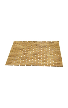 Dikdörtgen - Bambu Kaydırmaz Banyo Paspası 42x62cm Bx40 Çok Renkli