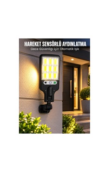 Dış Mekan Sensörlü Aydınlatma Modern Ve Kullanıcı Dostu Yeni Nesil Düz Renkli