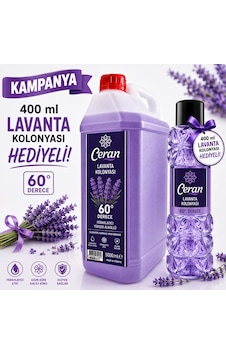 Lavanta Kolonyası 5 Litre 400 Ml Hediyeli Lavanta Kolonyası 5 Litre 400 Ml Hediyeli