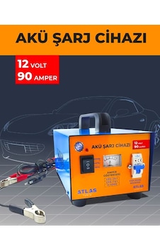 Atlas 12 Volt 90 Amper Akü Şarj Cihazı