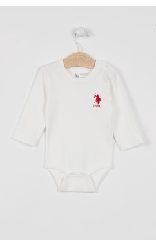 U.S. Polo Assn. U.S. Polo Assn Lisanslı Krem Kız Bebek Uzun Kol Body Zıbın Krem U.S. Polo Assn. U.S. Polo Assn Lisanslı Krem Kız Bebek Uzun Kol Body Zıbın Krem