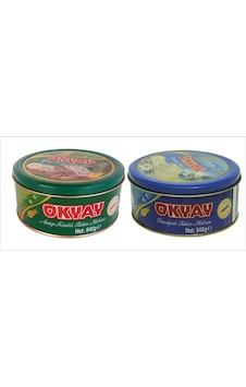 Okyay Vanilyalı Teneke Helva 840 G + Fıstıklı Teneke Helva 840 G Okyay Vanilyalı Teneke Helva 840 G + Fıstıklı Teneke Helva 840 G