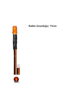 12V LED Kablolu 5 Adet 5mm Turuncu Difused - 20 Cm 12V LED Kablolu 5 Adet 5mm Turuncu Difused - 20 Cm