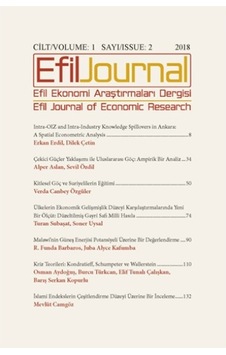 Efil Ekonomi Araştırmaları Dergisi Cilt 1 Sayı 2 Efil Ekonomi Araştırmaları Dergisi Cilt 1 Sayı 2