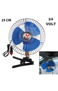 Araç İçi Fan Oto Vantilatör 24 Volt Mandallı 10 İnç 24V-10" Araç İçi Fan Oto Vantilatör 24 Volt Mandallı 10 İnç 24V-10"