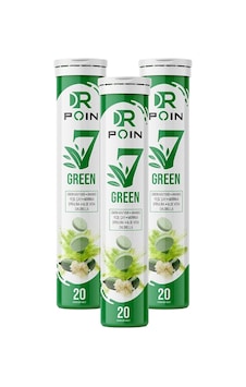 Dr Poin 7 Green Efervesan Tablet 3 x 20 Tablet