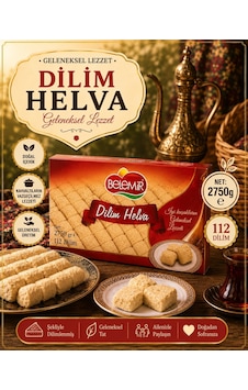 Belemir Vanilyalı Dilim Helva 2750 G Belemir Vanilyalı Dilim Helva 2750 G