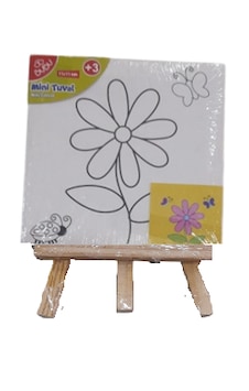 Bu-bu Çerçeveli Tuval Standı Mini 11x11 Cm Çiçek Bu-bu Çerçeveli Tuval Standı Mini 11x11 Cm Çiçek