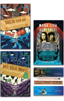 Genç Timaş Mona Lisa Senfonisi - Sidelya Yüzen Ada - Kayıp Sırlar Muhafızı Set 3 Kitap