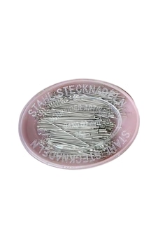 Çelik İğne Pembe Oval Kutuda 25 Gr Çelik İğne Pembe Oval Kutuda 25 Gr