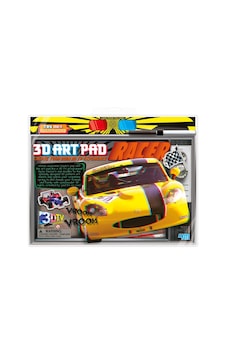 4M 3D Art Pad Racer / 3D Poster-Boyama / Yaris Arabasi 3702