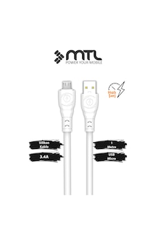 3.4a Usb To Micro Ultra Hızlı Extra Yumuşak Dayanıklı Şarj Ve Data Kablosu Mt2471 3.4a Usb To Micro Ultra Hızlı Extra Yumuşak Dayanıklı Şarj Ve Data Kablosu Mt2471