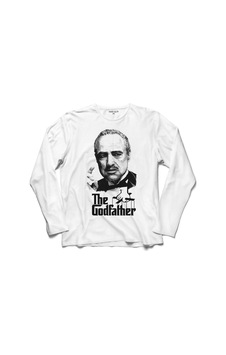 The Godfather Baba Marlon Brando Logo Uzun Kollu Tişört (518430313) The Godfather Baba Marlon Brando Logo Uzun Kollu Tişört (518430313)