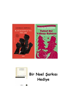 Katalonya Ya Selam Ciltli + Tuhaf Bir Yılbaşı Öyküsü + Bir Noel Şarkısı Katalonya Ya Selam Ciltli + Tuhaf Bir Yılbaşı Öyküsü + Bir Noel Şarkısı
