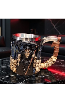 Büro Ev Ofis Hediyesi İçin Paslanmaz Çelik İçli 3d İskelet Motif Gotik Kupa Bardak Diğer Büro Ev Ofis Hediyesi İçin Paslanmaz Çelik İçli 3d İskelet Motif Gotik Kupa Bardak Diğer
