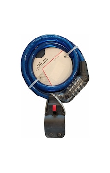 Plus Cable Lock 12x1000 MM Anahtarlı Spiral Kilit+sabitleme Aparat Mavi Plus Cable Lock 12x1000 MM Anahtarlı Spiral Kilit+sabitleme Aparat Mavi