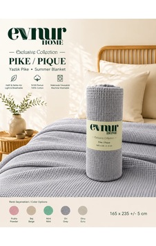 Evnur Home Lüks Pike Tek Kişilik 160x235 Gri Evnur Home Lüks Pike Tek Kişilik 160x235 Gri