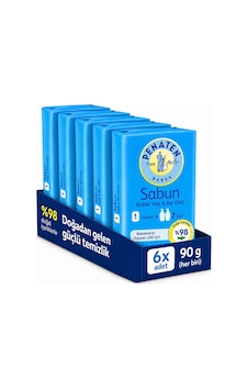 Bal Ve Bebek Yağlı Bitkisel Bebek Sabunu 6'lı Paket 90 G Bal Ve Bebek Yağlı Bitkisel Bebek Sabunu 6'lı Paket 90 G