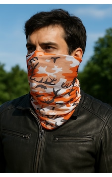 Sticker Works Motorcu Turuncu Kamuflaj Buff Maske Outdoor Boyunluk Unisex Bandana Standart Sticker Works Motorcu Turuncu Kamuflaj Buff Maske Outdoor Boyunluk Unisex Bandana Standart