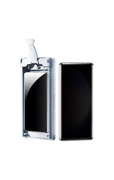 Galaxy Uyumlu S23 Ultra Zore Uygulama Aparatlı 6in1 Easy Hayalet Body Ekran Koruyucu Siyah