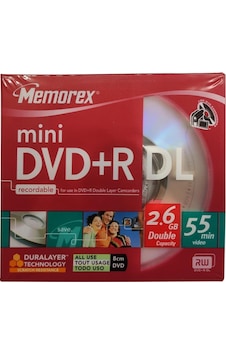 Memorex Mini Dvd+r Dl 60 Dk 1 Adet