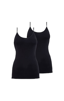 Blackspade 1591 2'li Paket Kadın %95 Pamuklu İnce Askılı Atlet Siyah Blackspade 1591 2'li Paket Kadın %95 Pamuklu İnce Askılı Atlet Siyah