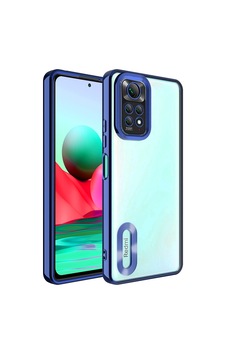 Xiaomi Redmi Note 11 Global Kılıf Kamera Korumalı Logo Gösteren Zore Omega Kapak Lacivert Xiaomi Redmi Note 11 Global Kılıf Kamera Korumalı Logo Gösteren Zore Omega Kapak Lacivert