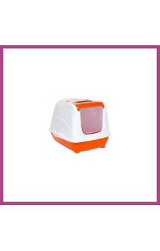 Gees Global Flip Cat Kapalı Kedi Tuvaleti 50 Cm Turuncu Gbzs Gees Global Flip Cat Kapalı Kedi Tuvaleti 50 Cm Turuncu Gbzs