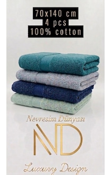 Eco Lounge 70x140 4'lü Havlu Prime 7 Açık Gri Eco Lounge 70x140 4'lü Havlu Prime 7 Açık Gri
