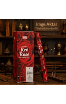 Darshan İncense Red Rose 20'li Çubuk Tütsü Çok Renkli Darshan İncense Red Rose 20'li Çubuk Tütsü Çok Renkli