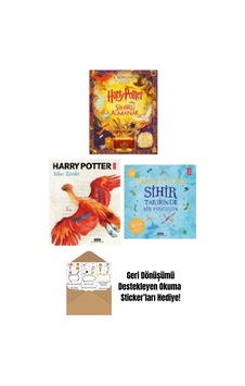 Harry Potter Sihirli Almanak + Sihir Tarihi + Sihir Tarihinde Bir Yolculuk + Okuma Sticker'ları