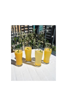 4 Adet Şeffaf Cam Bardak Meşrubat Su Ayran Bardağı 200 Ml - Atlant 4 Adet Şeffaf Cam Bardak Meşrubat Su Ayran Bardağı 200 Ml - Atlant