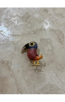 Gagalı Tukan Kuşu Broş çok renkli Gagalı Tukan Kuşu Broş çok renkli