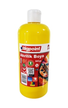 Bigpoint Akrilik Boya 500 Gram Sarı Diğer